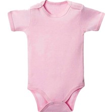 MidasTech Pembe Yarım Kol Body Zıbın 7-12 Yaş Çocuklar Için (1 Adet) Alttan Çıtçıtlı Özel Gereksi