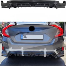 🚗 Honda Civic Fc5 Mugen Arka Ek (Plastik) ⚡ Sportif & Şık Tasarım | Dayanıklı | Boyasız