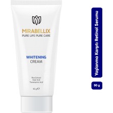 Mirabellix Leke Karşıtı Beyazlatıcı Krem – Pirinç Özü İçeren Aydınlatıcı Bakım 50 ml