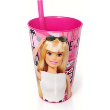 Tuffex Lisanslı Barbie Pipetli Bardak 400 ml