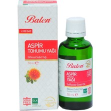 TeknoKapsül Aspir Tohumu Yağı Soğuk Pres 50 ml Cam Şişe