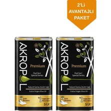 Akropol Erken Hasat Soğuk Sıkım Naturel Sızma Zeytinyağı 10 LT Teneke -[ Alaca Lezzeti - Düşük Asit ]