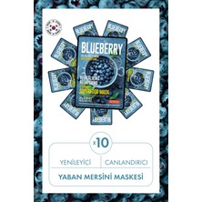 Dermal Yenileyici ve Canlandırıcı Yaban Mersini Maskesi 25 gr 10  Adet