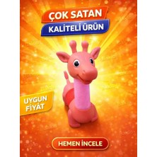 Bakio Kopya - Eğitici Işıklı Uzamalı Sevimli Dinazor Oyuncak Eğlenceli El Becerili  L-2495