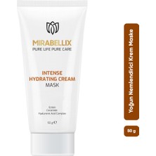 Mirabellix Yoğun Nemlendirici Krem Maske – 5’li Hyaluronik Asit Kompleksi, Seramid Destekli 50 ml