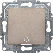 Günsan Elektrik Eqona Metallıc Antrasıt Zıl Butonu(Mkz) (Çerçevesiz)