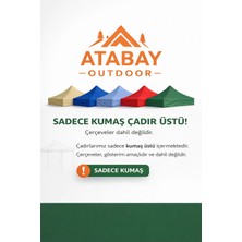 Atabay Outdoor 3x3 Gazebo Tente Üst Kumaşı – Su Geçirmez Oxford Kumaş