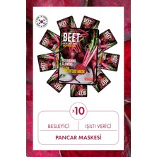 Dermal Besleyici ve Canlandırıcı Pancar Maskesi 25  gr  10 Adet