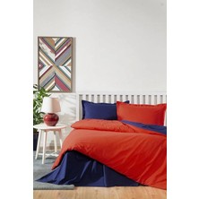 Özdilek Çift Kişilik Ranforce Nev Takımı Colormix Kırmızı Lacivert