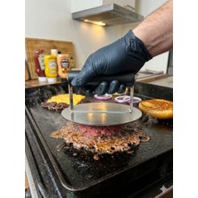 Smash Burger Presi Inox Paslanmaz Basic Yuvarlak (Köfte Ezme El Aleti 15CM)