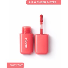 Nioco Likit Allık | Liquid Blush | Ruj & Göz Farı | Kalıcı Yüksek Pigmentli | Juicy Tint