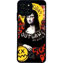 Reeder S23 Pro Max Uyumlu Monalisa Tasarımlı Glossy Premium Kılıf