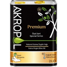 Akropol Erken Hasat Soğuk Sıkım Naturel Sızma Zeytinyağı 2 LT Teneke - [ Alaca Lezzeti - Düşük Asit ]