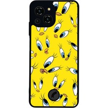 Reeder S23 Pro Max Uyumlu Tweety Tasarımlı Glossy Premium Kılıf