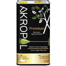 Akropol Erken Hasat Soğuk Sıkım Naturel Sızma Zeytinyağı 3 LT Teneke - [ Alaca Lezzeti - Düşük Asit ]