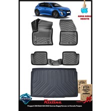 Rizline Peugeot 208 Elektrikli 2022 Sonrası Bagaj Havuzu ve Havuzlu Paspas