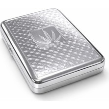 Han Tobacco Slim ve Touch Uyumlu Metal Taşıma Kutusu – Çift Bölmeli Kapaklı Premium Metal Kutu