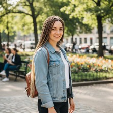 Ronanna Afrika Örgüsü ve Rasta Için Sen Ombreli / Küllü Kahve / Platin