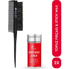 Elsa Hair Wax Stick 75 gr Tüm Saç Tipleri İçin Sabitleyici Stick Şekillendirici Paraben İçermez