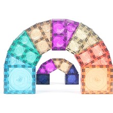 Özbience Mini Manyetik Yapı Blokları 56 Parça, Seyahat ve Taşınabilir Oyun Arkadaşı