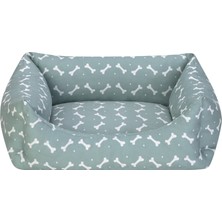 Drnds Pet Comfort Uniform Bone Mint-Beyaz  ve Köpek Yatağı S 50X40CM