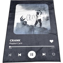 Zehra Abla Halı Yeni Lüks Dekoratif Crank Playboi Carti Tasarım Digital Baskı Makine Halısı 7122