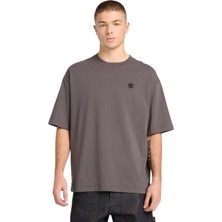 TB0A6GH3W081 Timberland Dunstan Rıver Short Sleeve Tee Erkek T-Shirt Antrasit