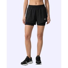 Kappa Fesa Short Kadın Siyah Regular Şort