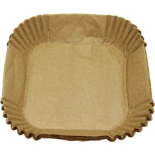 İsmiyle Al Air Fryer 50 Parça  Kare - 16X4.5CM Kağıt Pişirme Kalıbı (5047)