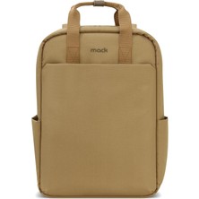 Mack MCE-1523 Nova Eco Çevre Dostu Laptop Sırt Çantası 15.6 Inç, Ykk Fermuarlı Bilgisayar Sırt Çantası, Kadın ve Erkek Günlük Çanta, Okul ve Iş Çantası, Camel