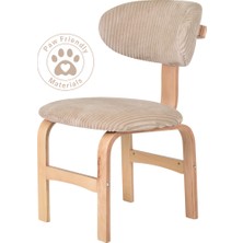 Vilinze Sofya Naturel Ayak Ahşap Sandalye