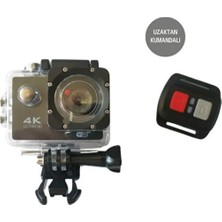 Derin Stok Kumandalı 4K Wi-Fi Aksiyon Kamerası