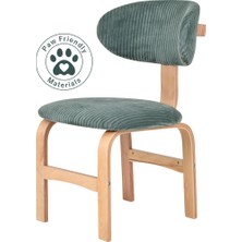 Vilinze Sofya Naturel Ayak Ahşap Sandalye