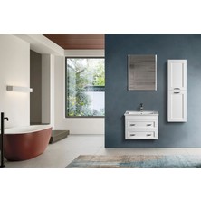 ACA Tasarım Mılano 65CM Banyo Dolabı Takımı Boy Dolapsız