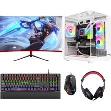 Turbox TX8611 I5 12400F 32GB Ram 1tb SSD SSD 8gb RTX3050 23.6 Inç 165Hz Curved Oyuncu Oem Paket