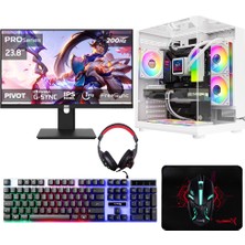 Turbox TX8556 Ryzen 5 3600 16GB 512GB Nvme RTX3050 23.8 200Hz Oyuncu Oem Paket