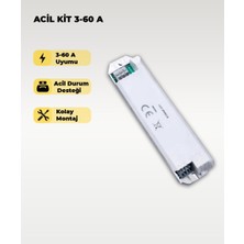 AC Aydınlatma Acil Kit 3-60 A – LED Spot Uyumlu Acil Durum Güç Destek Modülü