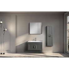 ACA Tasarım Parma 80CM Banyo Dolabı Takımı Boy Dolapsız