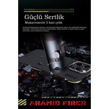 GRAYLINE Line  iPhone 15 Pro Kılıf Aramid 600D Kevlar Karbon Fiber Magsafe Kapak - Gri 99856641