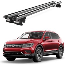 Today Auto Venüs Volkswagen Touareg (2010-2018) Uyumlu Gri Ara Atkı Port Bagaj Tavan Barı