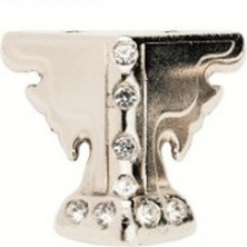 Skygo Taşlı Sandık Ayağı, Kutu Ayak 2,5 cm - Nikel, 100 Adet