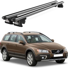 Today Auto Venüs Volvo XC70 (2007-2013) Uyumlu Gri Ara Atkı Port Bagaj Tavan Barı