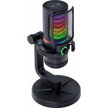 Exenar Condenser Yayıncı Mikrofonu Profesyonel Rgb Pc/ps4/ps5 Gamer Oyuncu Tiktok Youtube Instagram Mikrofon