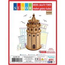 Südor Ahşap Maket Galata Kulesi (Md1-08)
