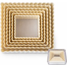 Volovan Set Tırtıklı Kare 6lı