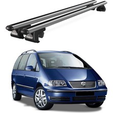 Today Auto Venüs Volkswagen Sharan (1995-2010) Uyumlu Gri Ara Atkı Port Bagaj Tavan Barı