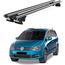 Today Auto Venüs Volkswagen Sharan (2010-2022) Uyumlu Gri Ara Atkı Port Bagaj Tavan Barı