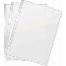 ŞEYLİŞEYLER Şeylişeyler - A4 Şeffaf Poşet Dosya 100’LÜ Paket Evrak Koruyucu 5 Paket