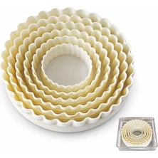 Volovan Set Tırtıklı Daire & Yuvarlak 6lı