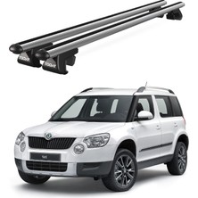 Today Auto Venüs Skoda Yeti (2010-2017) Uyumlu Gri Ara Atkı Port Bagaj Tavan Barı